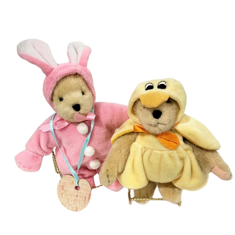 2 Muffy VanderBear as Easter BUNNY & Easter DUCK Excellent Clean Condition